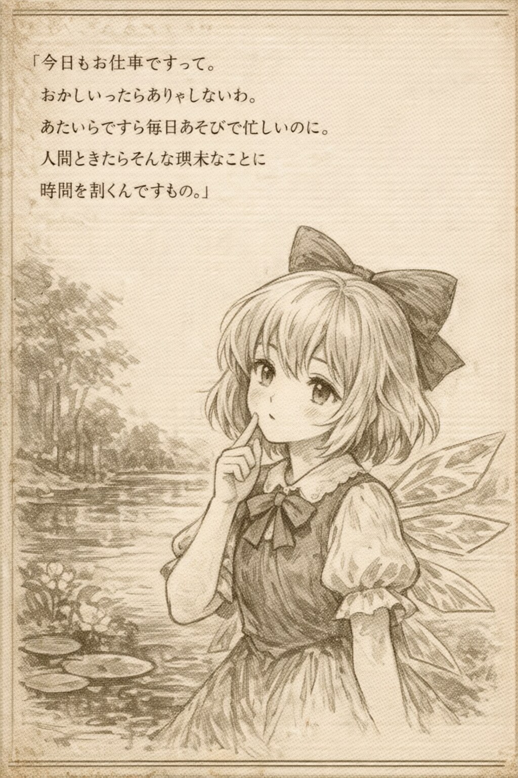 今日もお仕事ですって