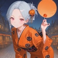 雪女さんのハロウィンコーデ 4枚目