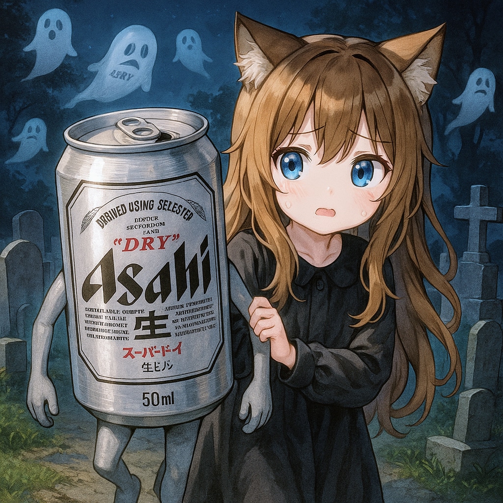 肝試しの小さな女の子