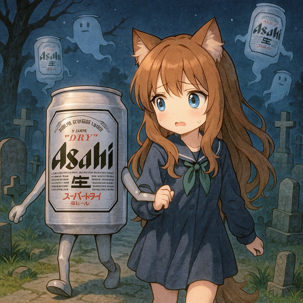 肝試しの小さな女の子