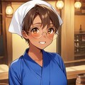 居酒屋でバイトする眼鏡っ娘 5枚目