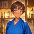 居酒屋でバイトする眼鏡っ娘 4枚目
