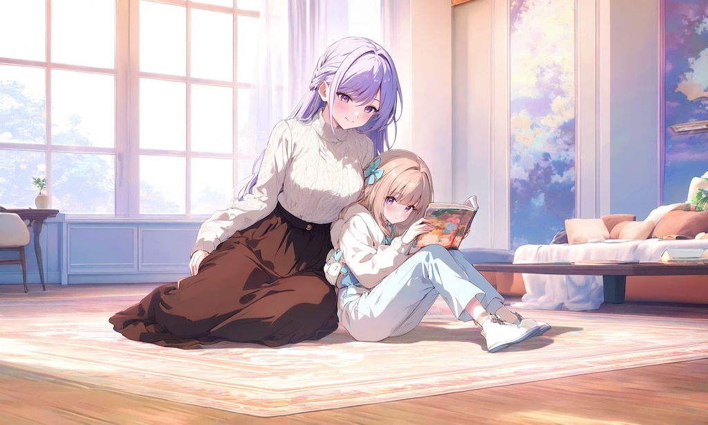 本の読み聞かせ《Stable Diffusion XL版》