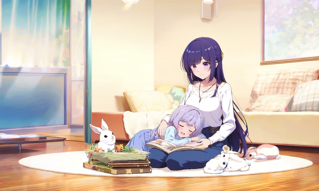 本の読み聞かせ《Stable Diffusion XL版》