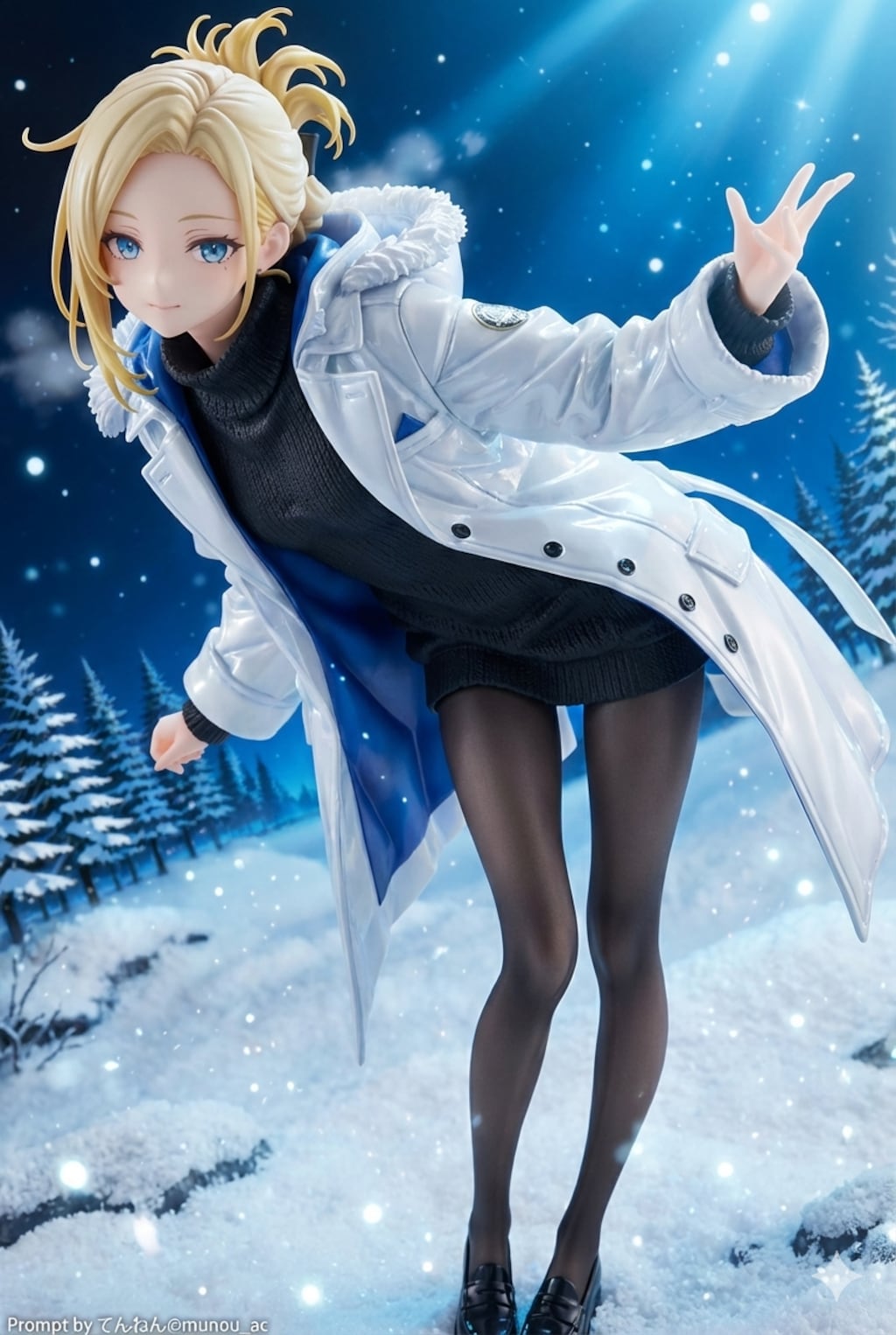 黒ニットのノア･リードさん