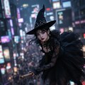 コスプレかと思ったら本物の魔女だったお姉さん 2枚目
