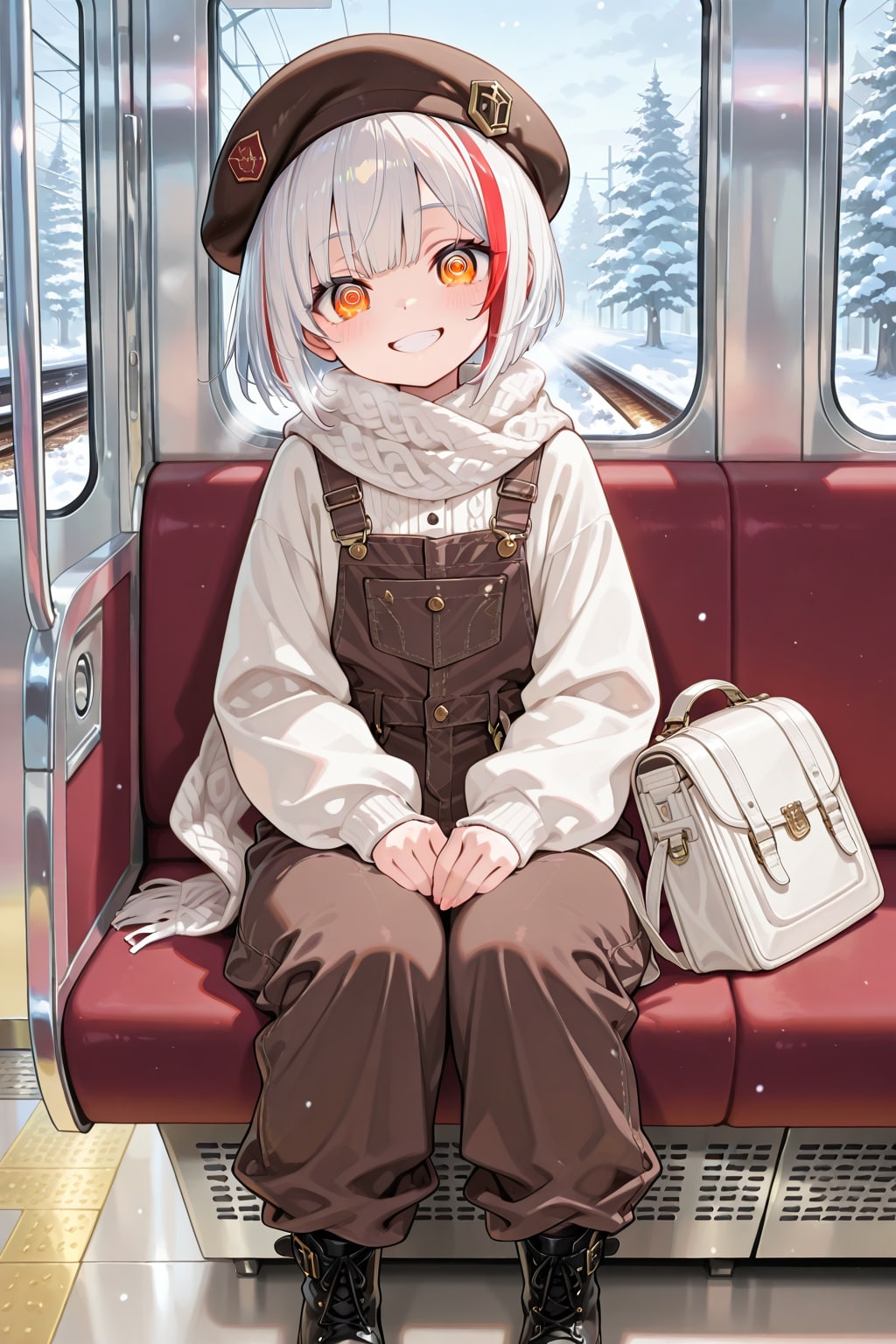 迫力のある笑顔の白遊ちむちゃん