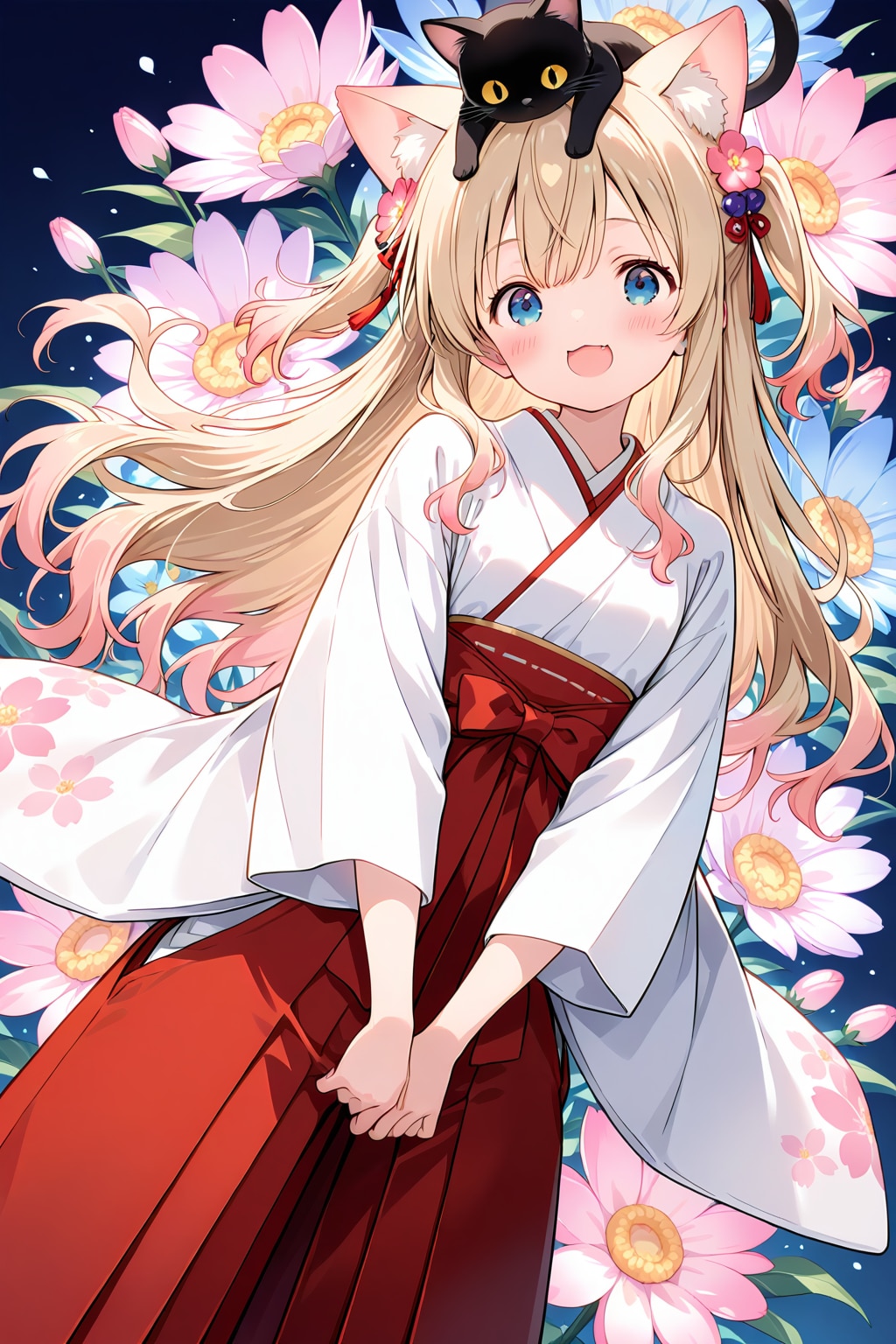 姉巫女様とクロネさん | の人気AIイラスト・グラビア