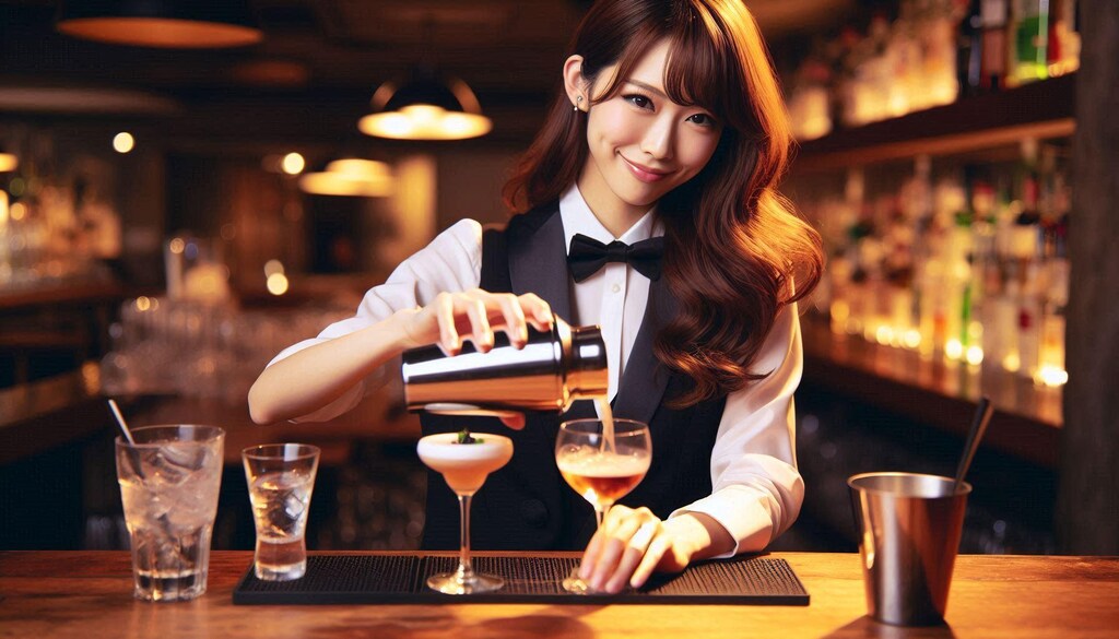 自慢のカクテルよ