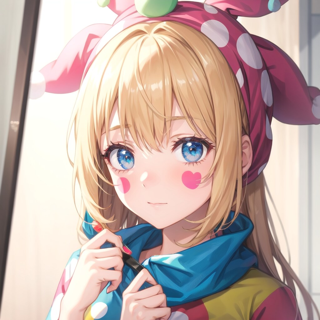 ピエロ準備中