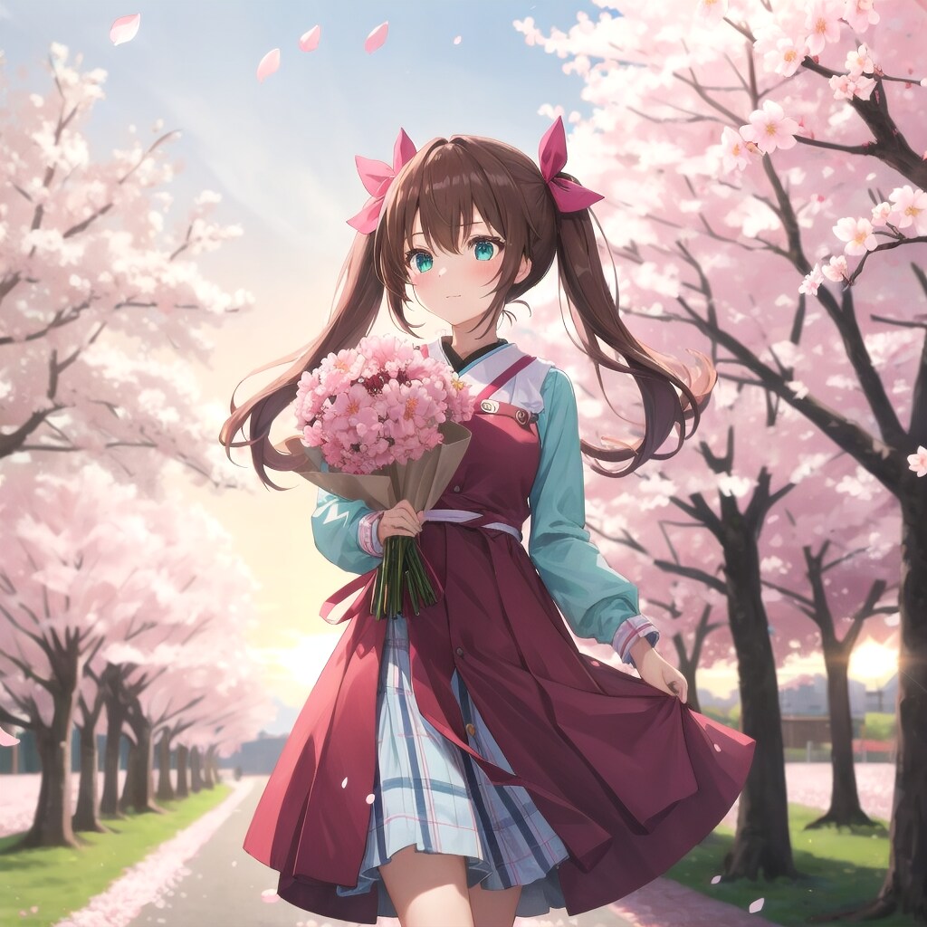 桜の花束 | の人気AIイラスト・グラビア