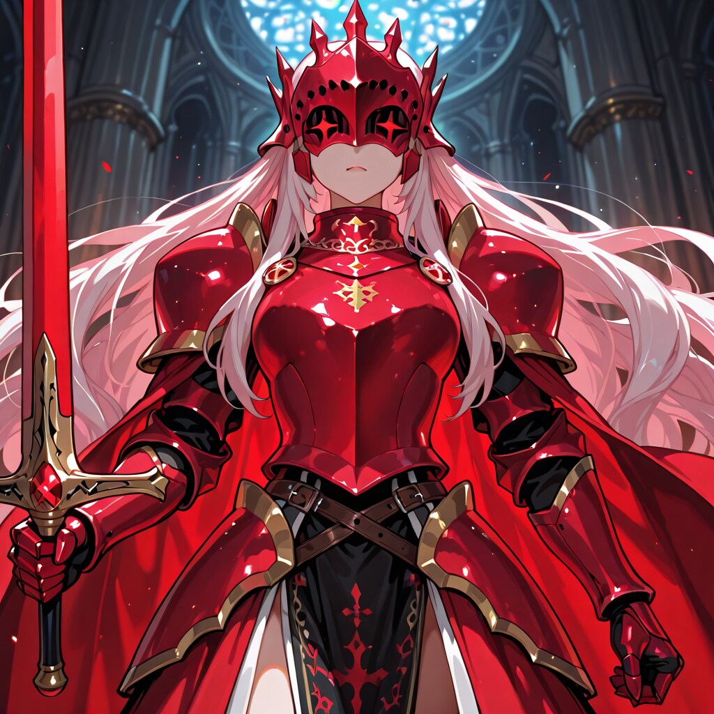 赤い女騎士
