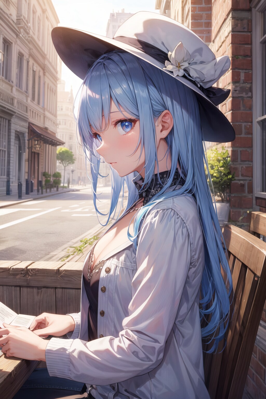hat × book