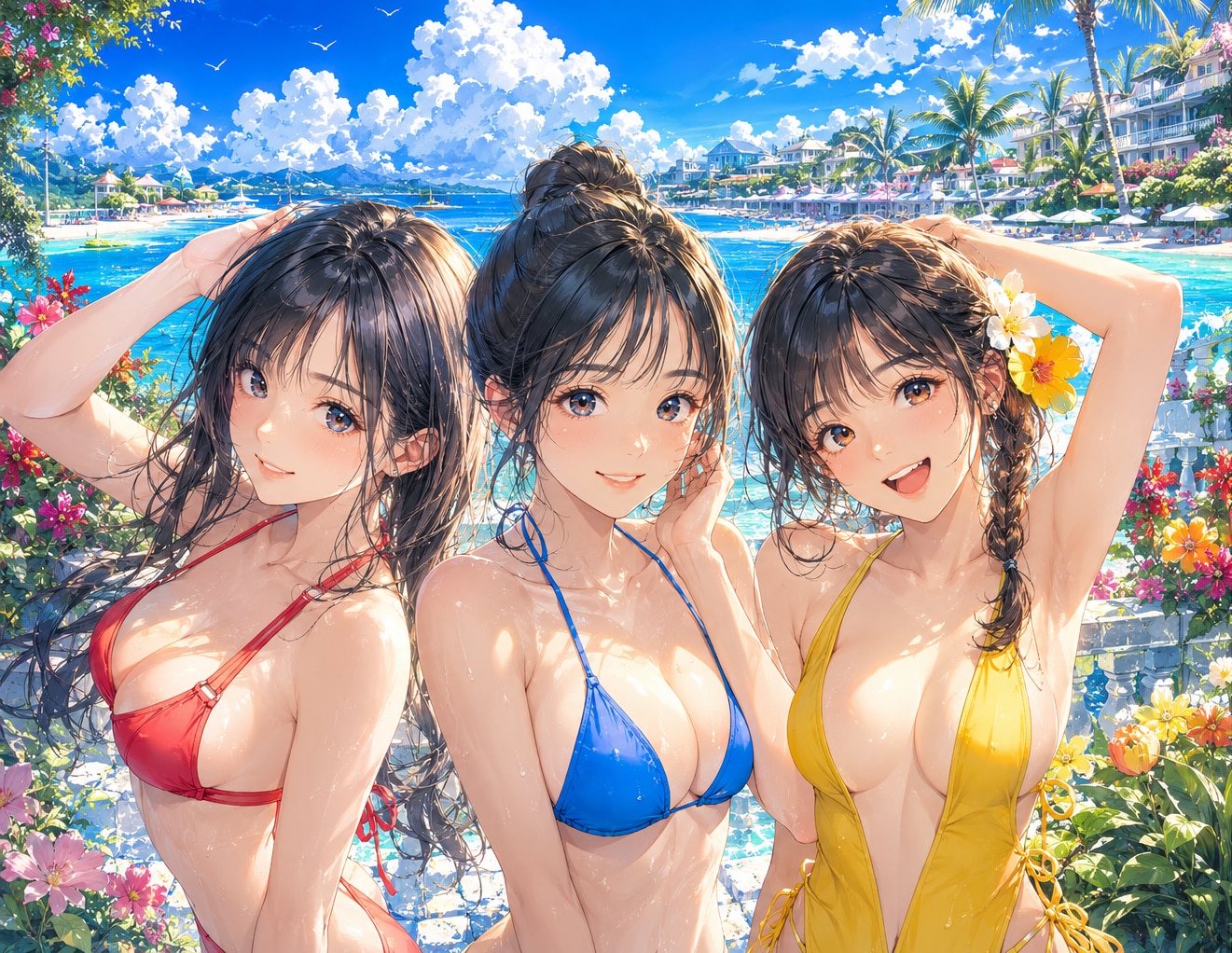 水着少女