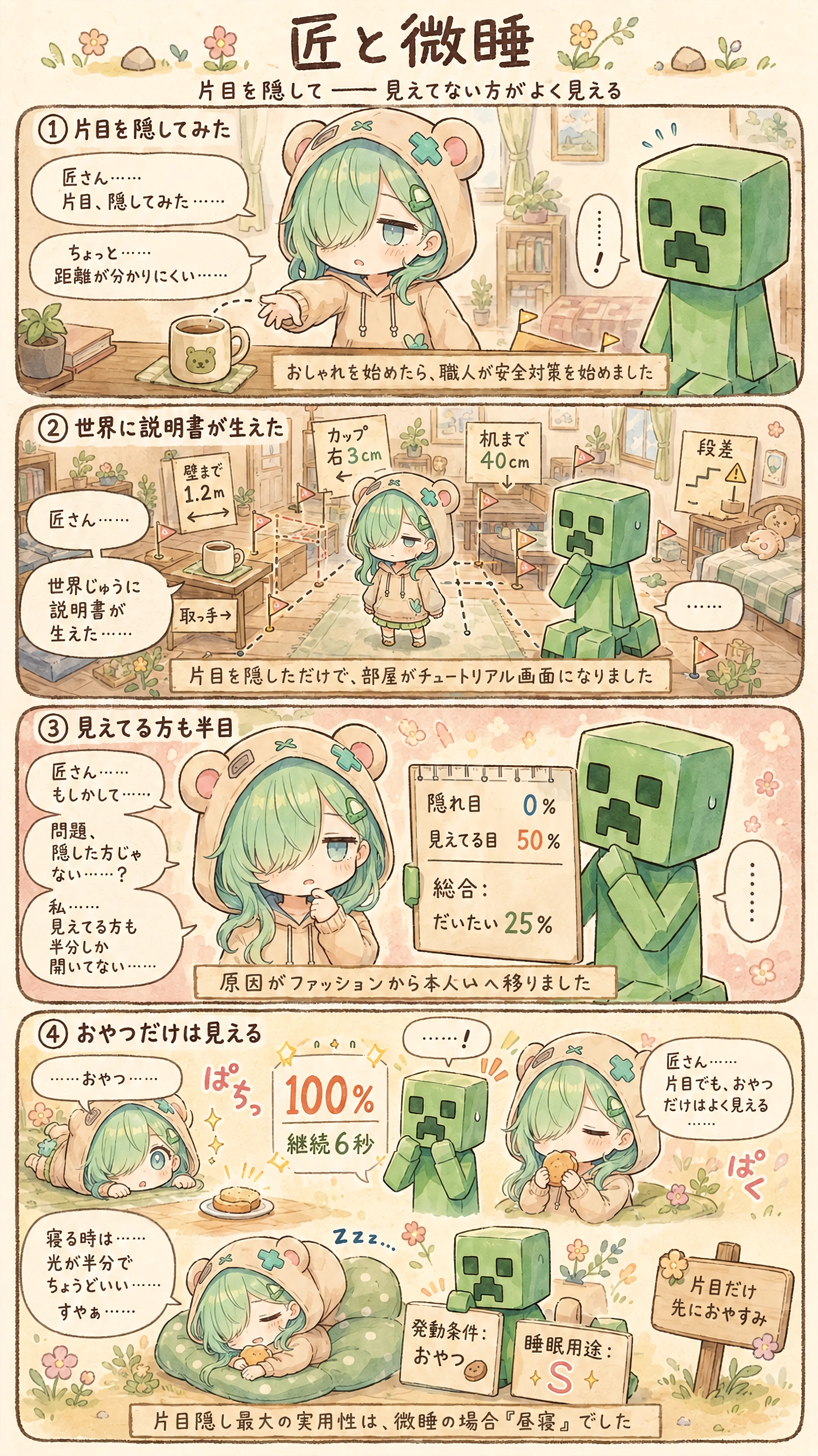Half the Sight, Twice the World | の人気AIイラスト・グラビア