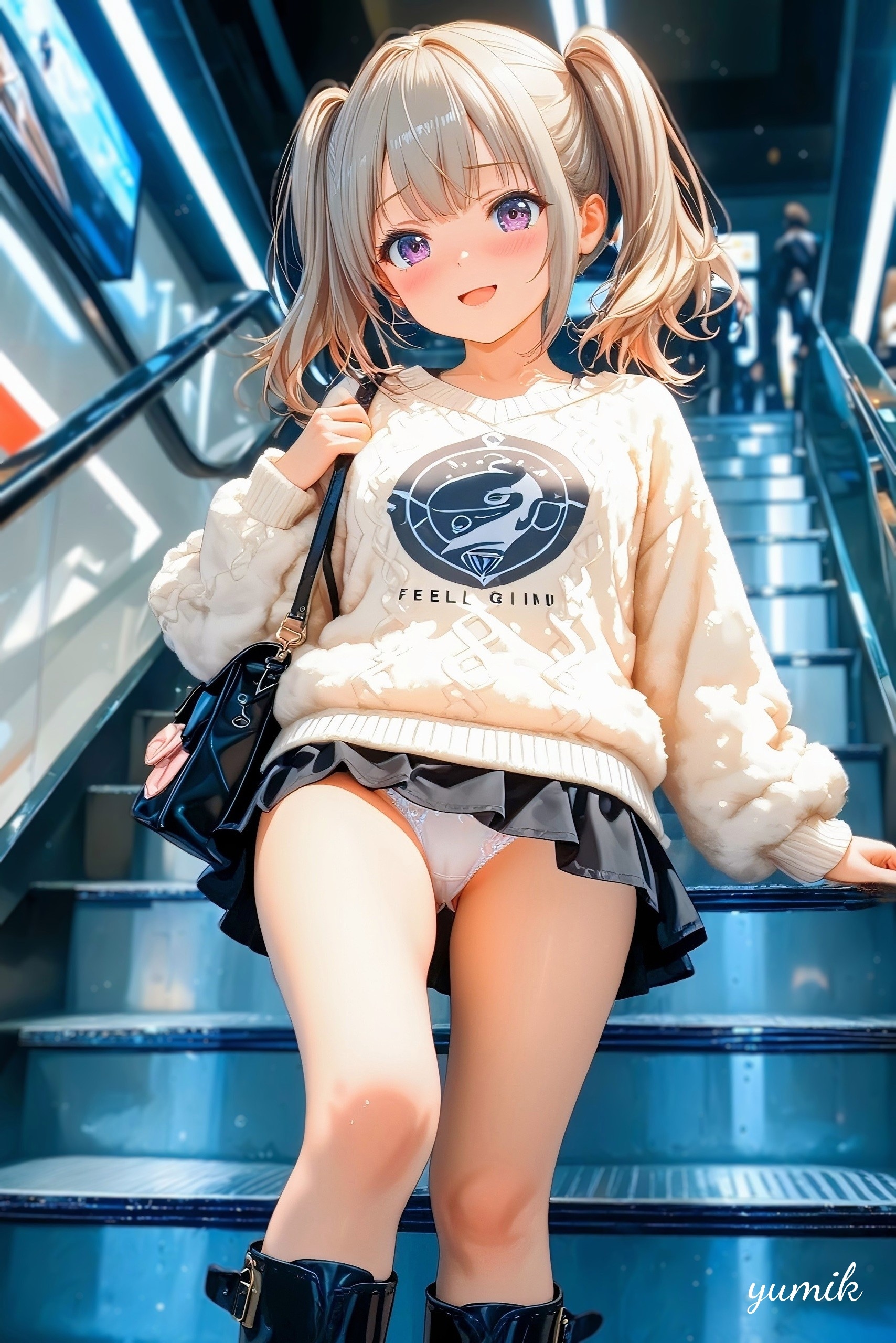 女の子を下から❤️ ３６