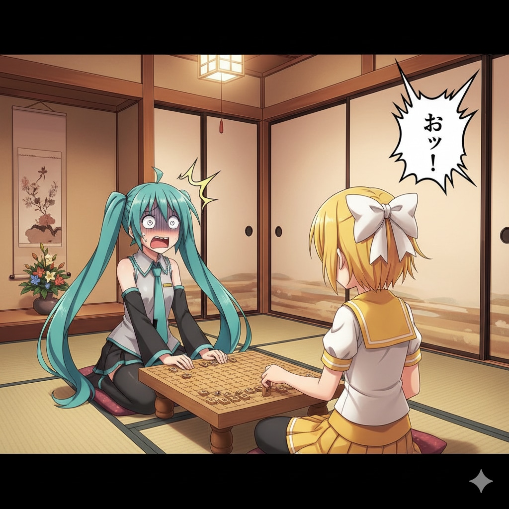 王手です ミクさん