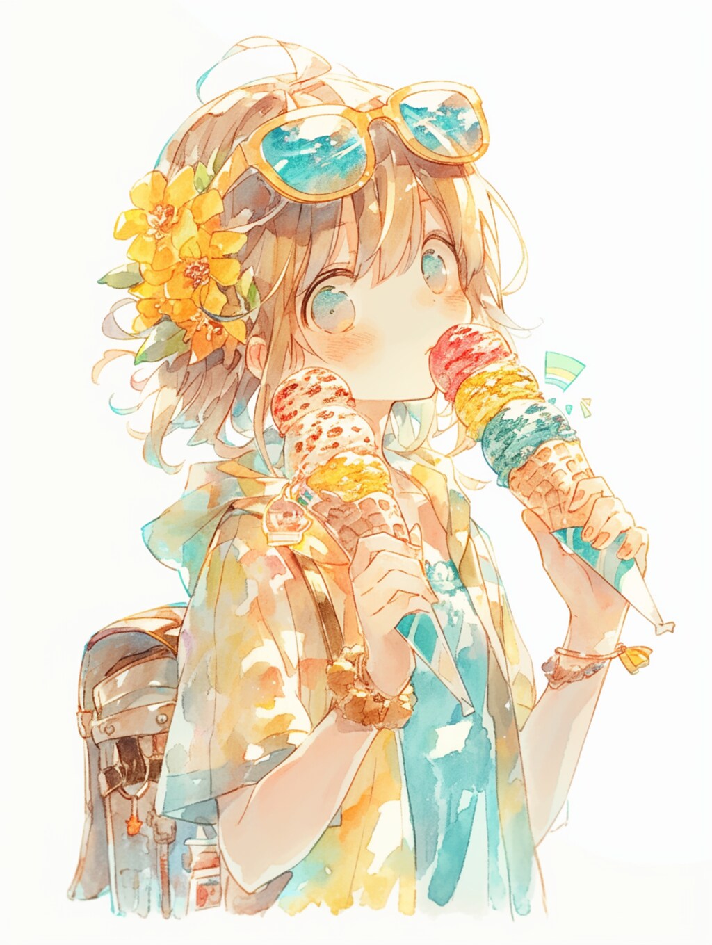 アイスクリーム。
