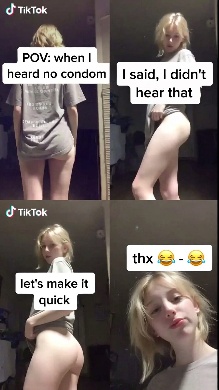 海外美女のTiktok風10