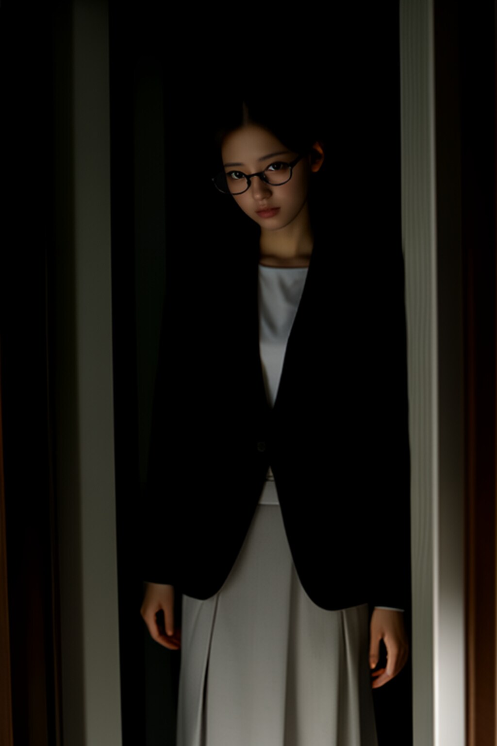 地味眼鏡な娘が来た