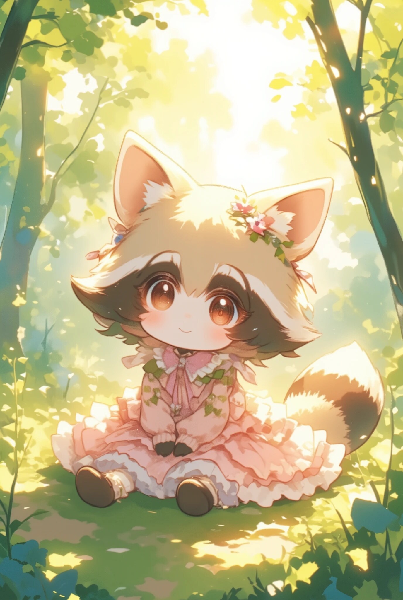フリフリたぬきちゃん