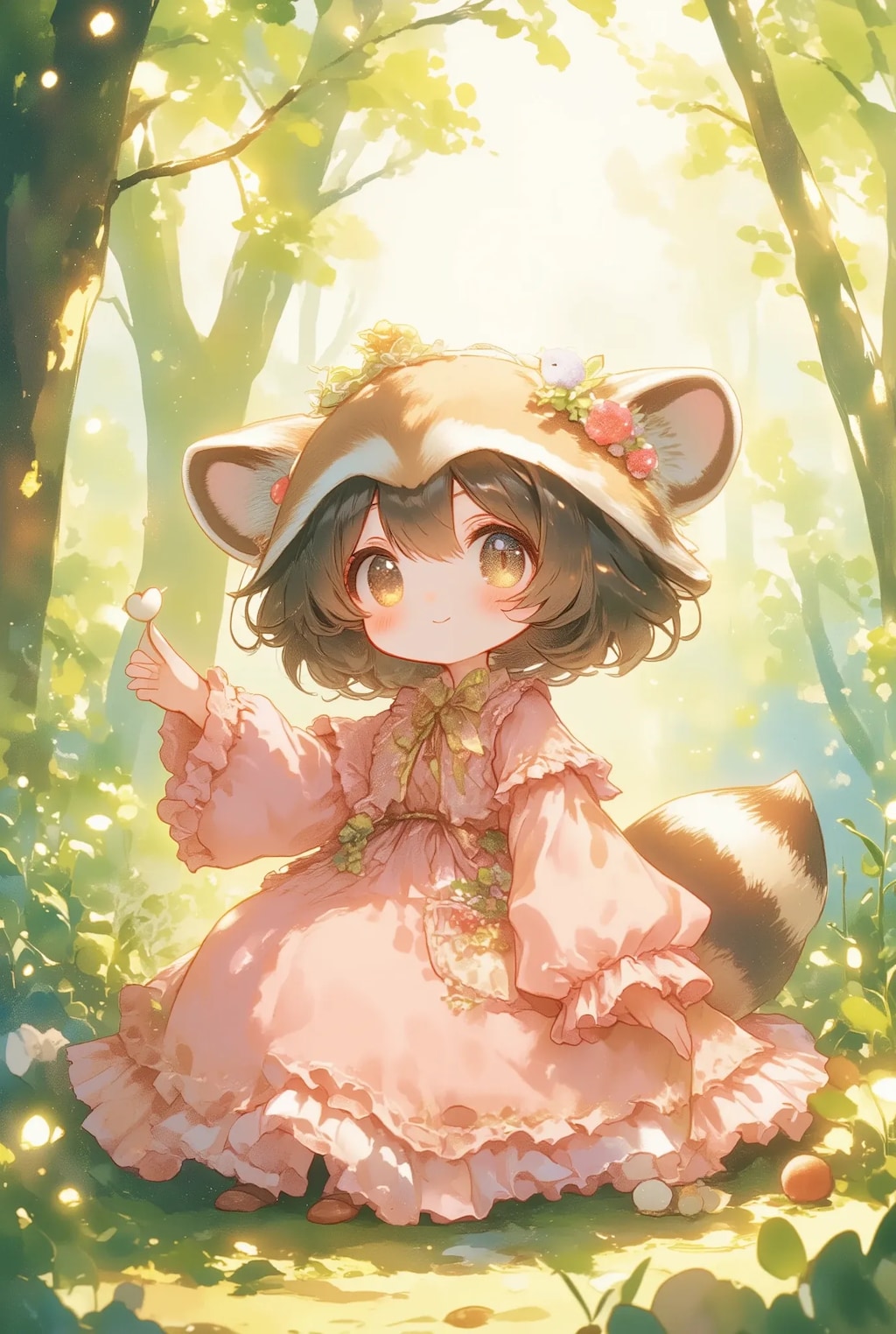 フリフリたぬきちゃん