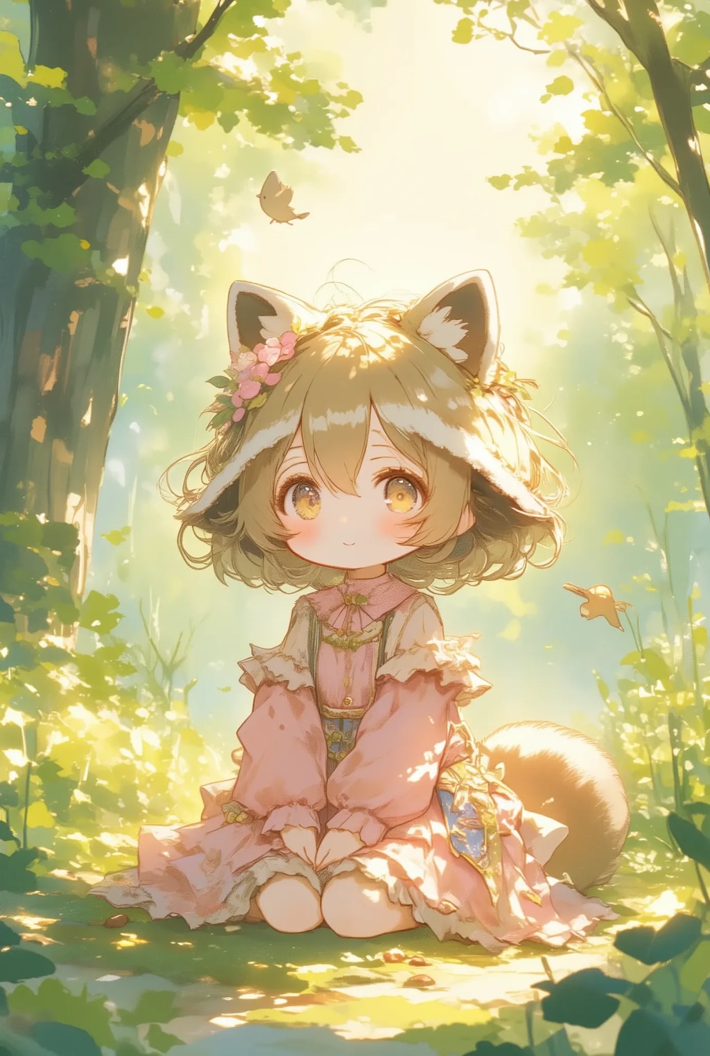 フリフリたぬきちゃん