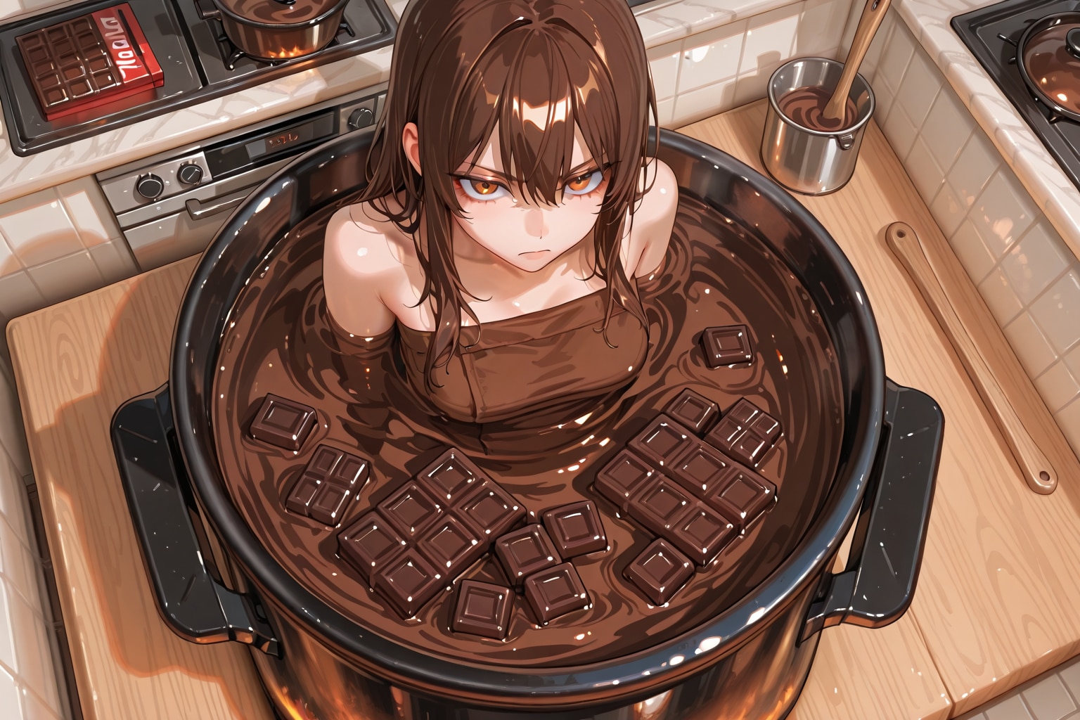 近付いてきた、ヤバい・・ | の人気AIイラスト・グラビア