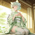 和風テイストのナギちゃん 2枚目
