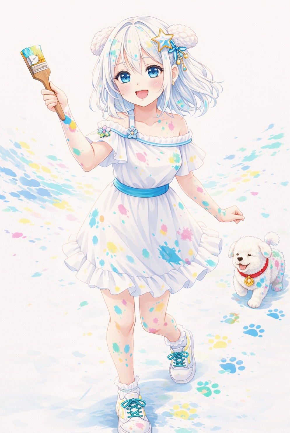 色をまとって、今日も一歩☀️🎨 | の人気AIイラスト・グラビア