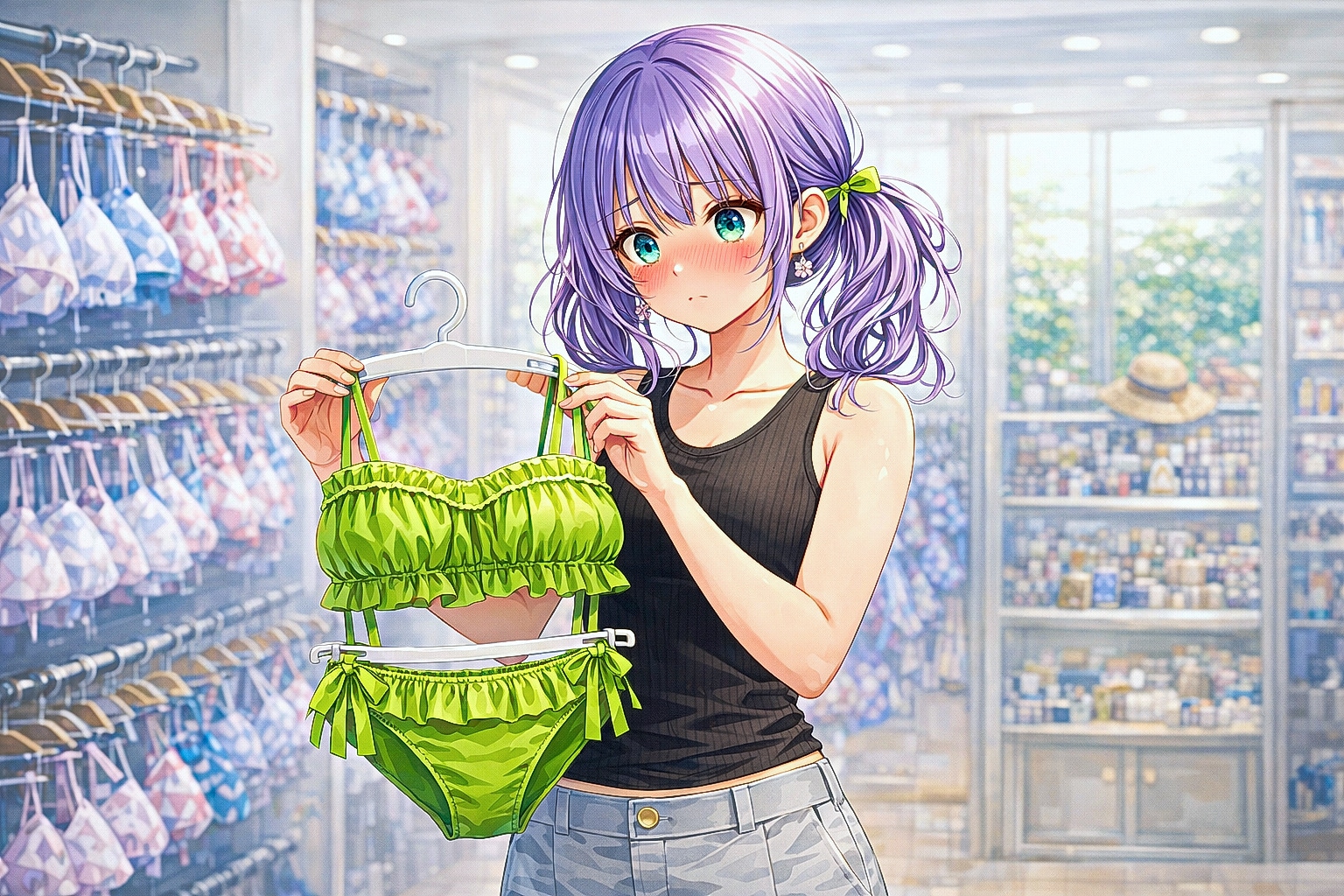 緑のビキニ