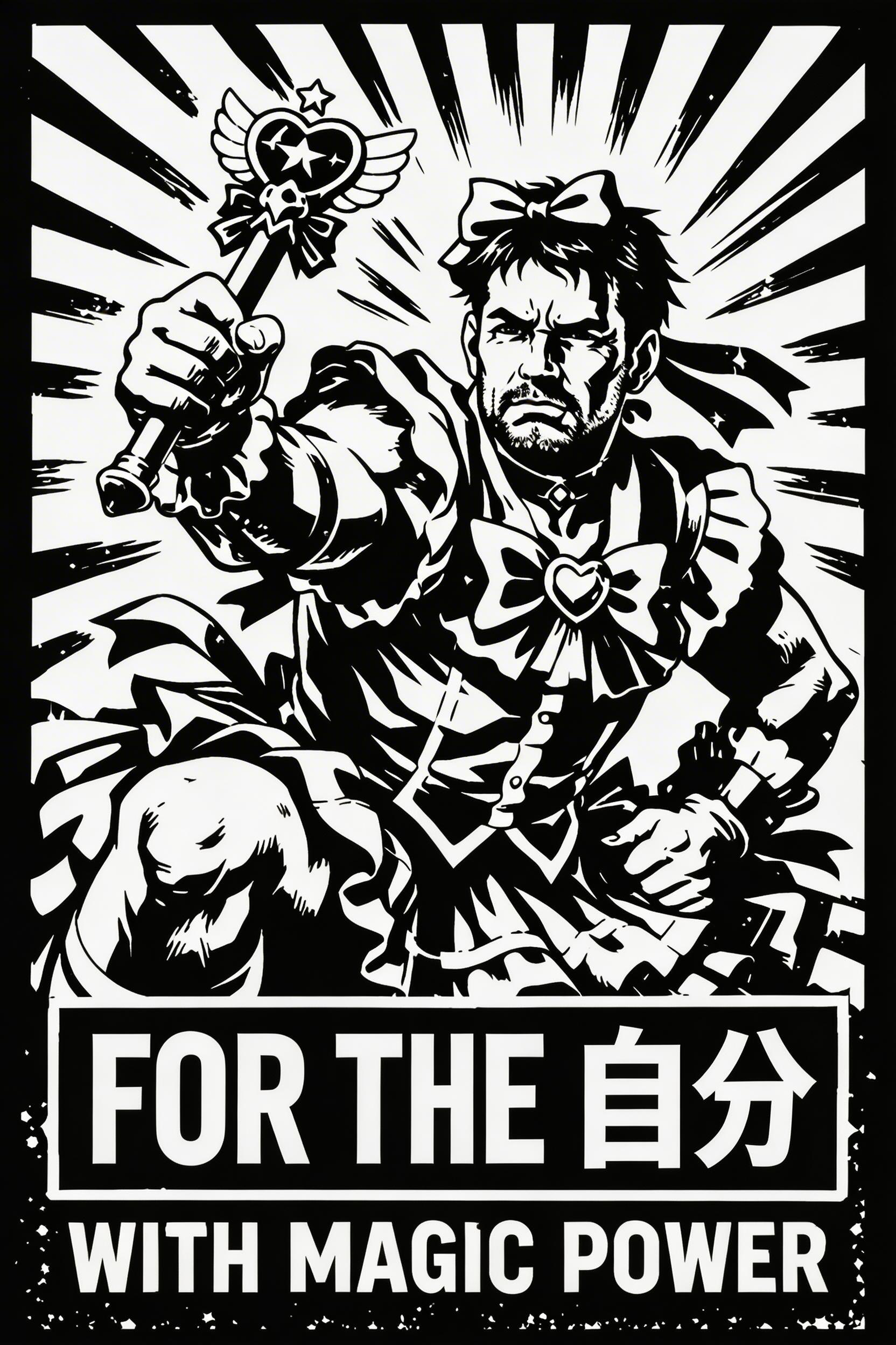 魔法少女おじさんは魔法少女に入りますか？ | の人気AIイラスト・グラビア