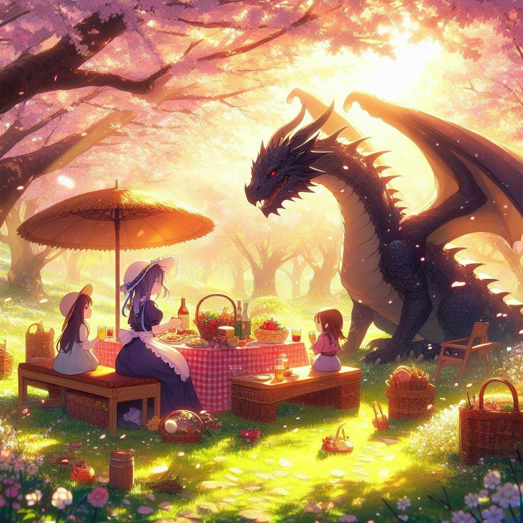 お花見ピクニック