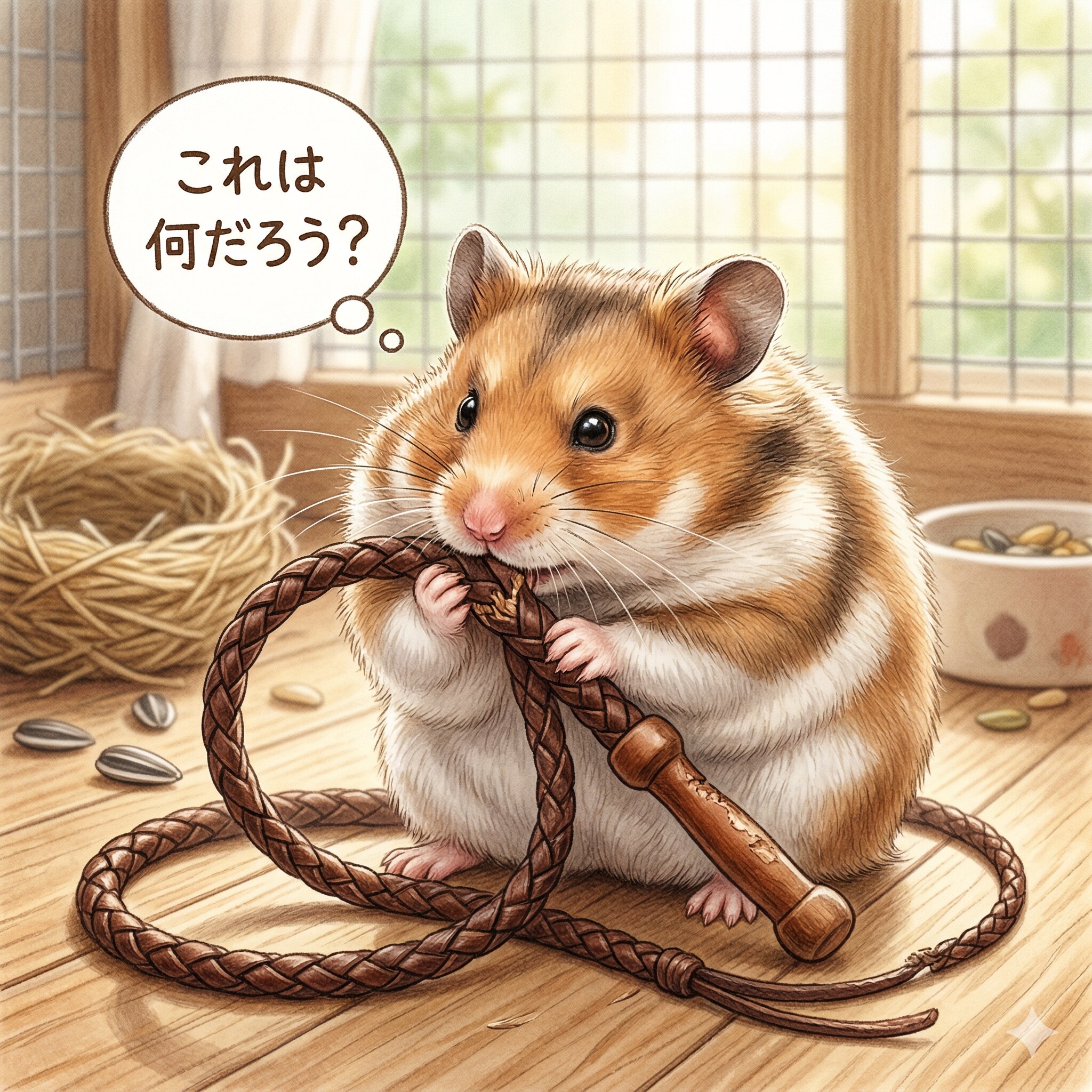 無知ムチムチハムちゃん鞭夢中