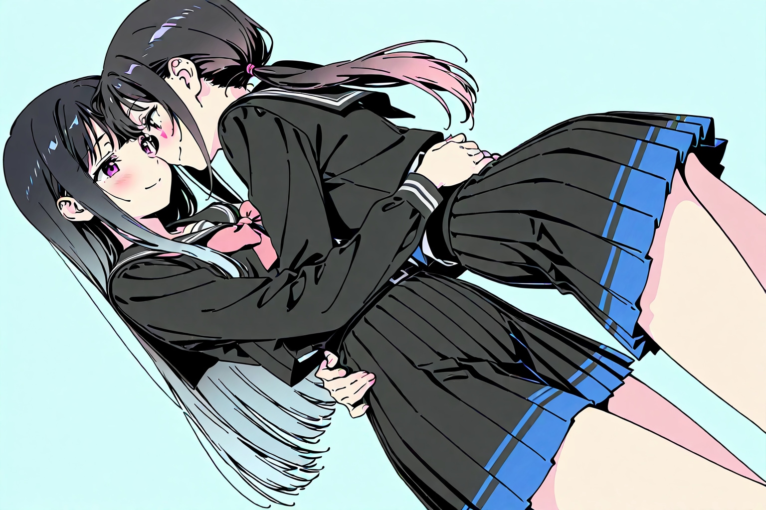背景がパステルカラー