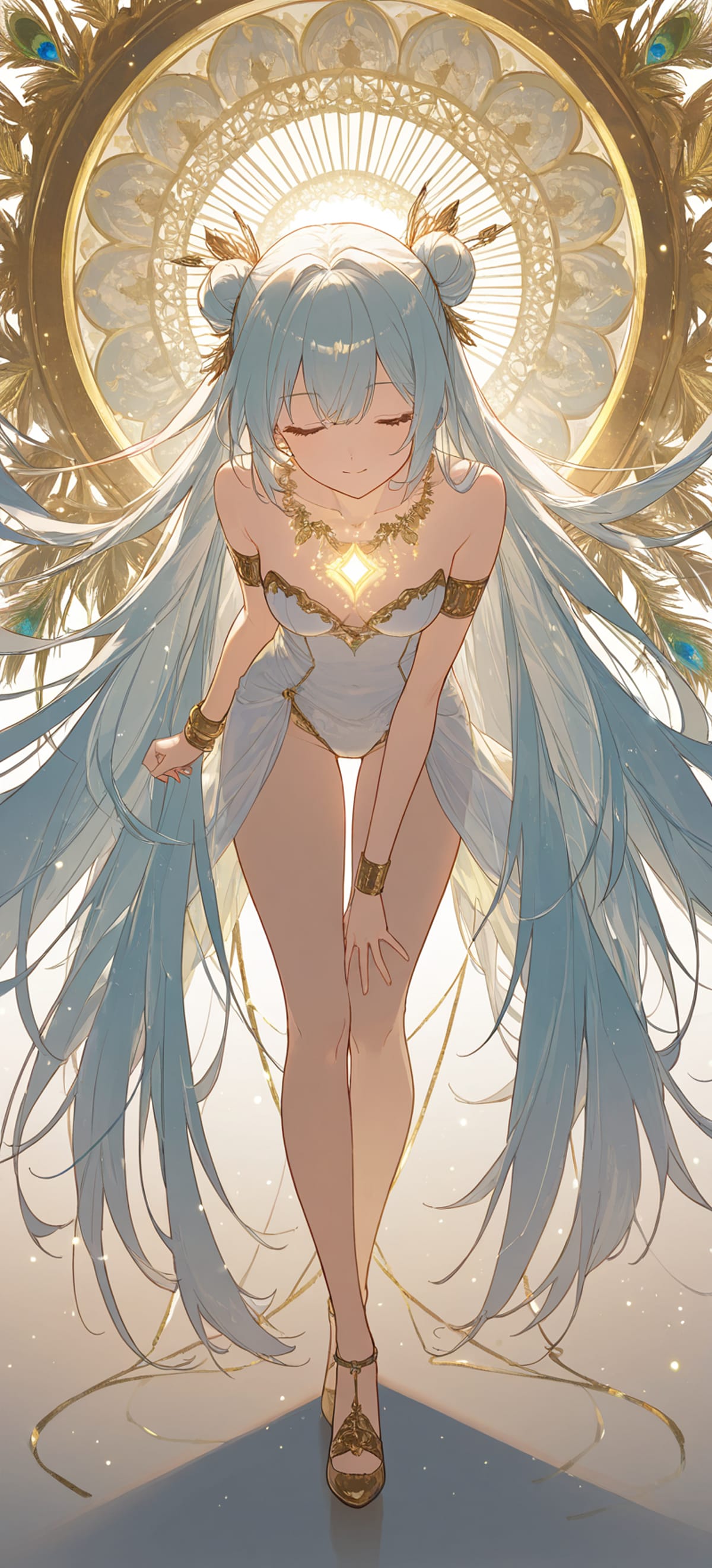 髪がすごく長い