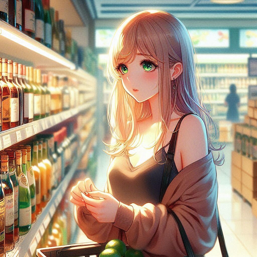 お酒売り場