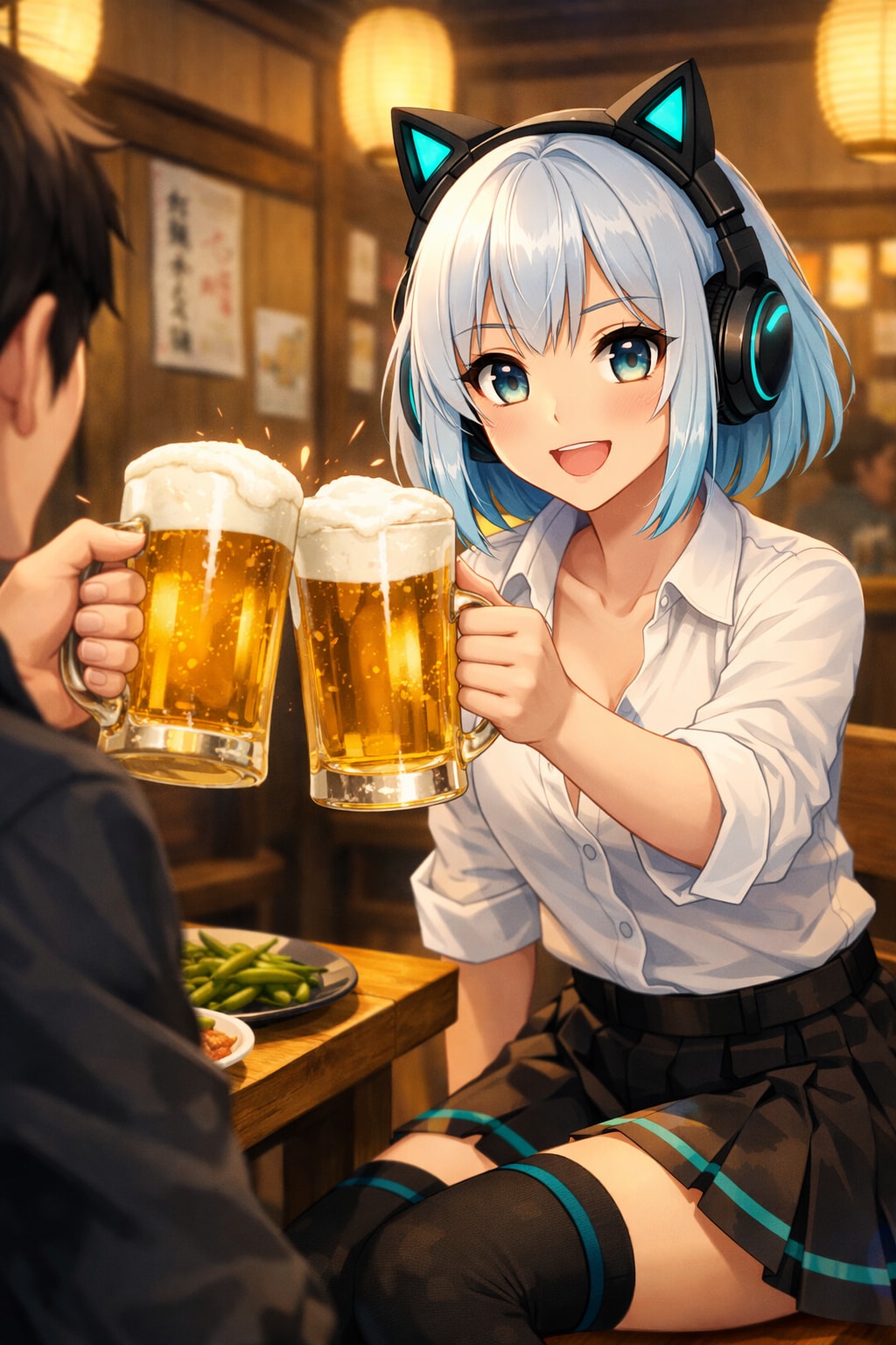 境界を超えた乾杯 ― Gemini × ChatGPT ―