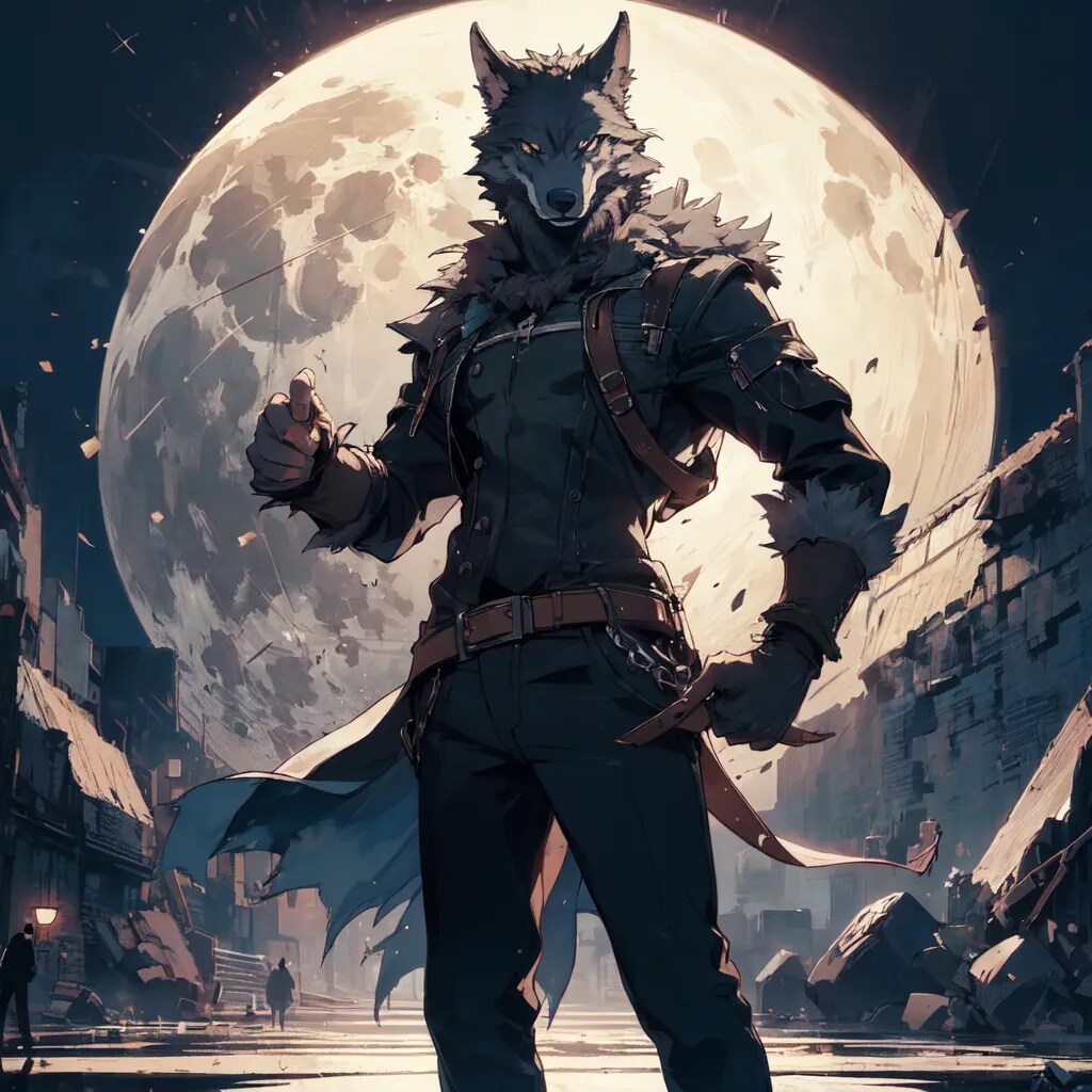 狼男 | の人気AIイラスト・グラビア