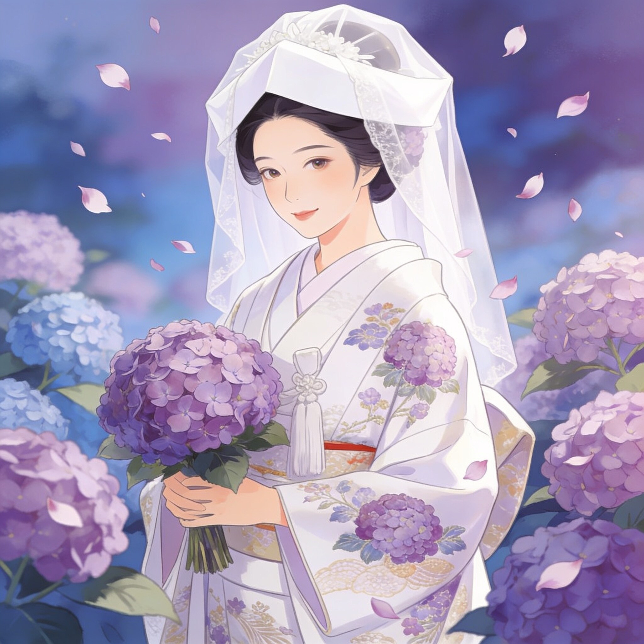 紫陽花の花嫁