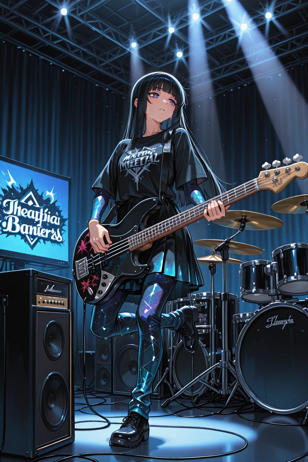 ギタリストを描いたらベーシストが出た