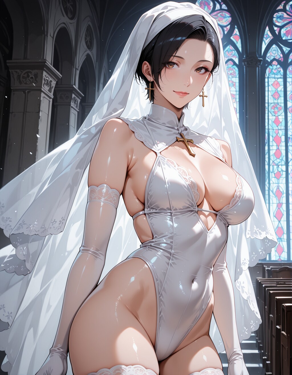 セクシーな衣装でお姉さんが挑発✨