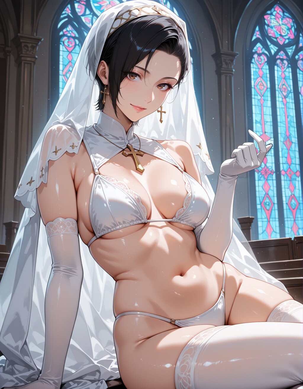 セクシーな衣装でお姉さんが挑発✨