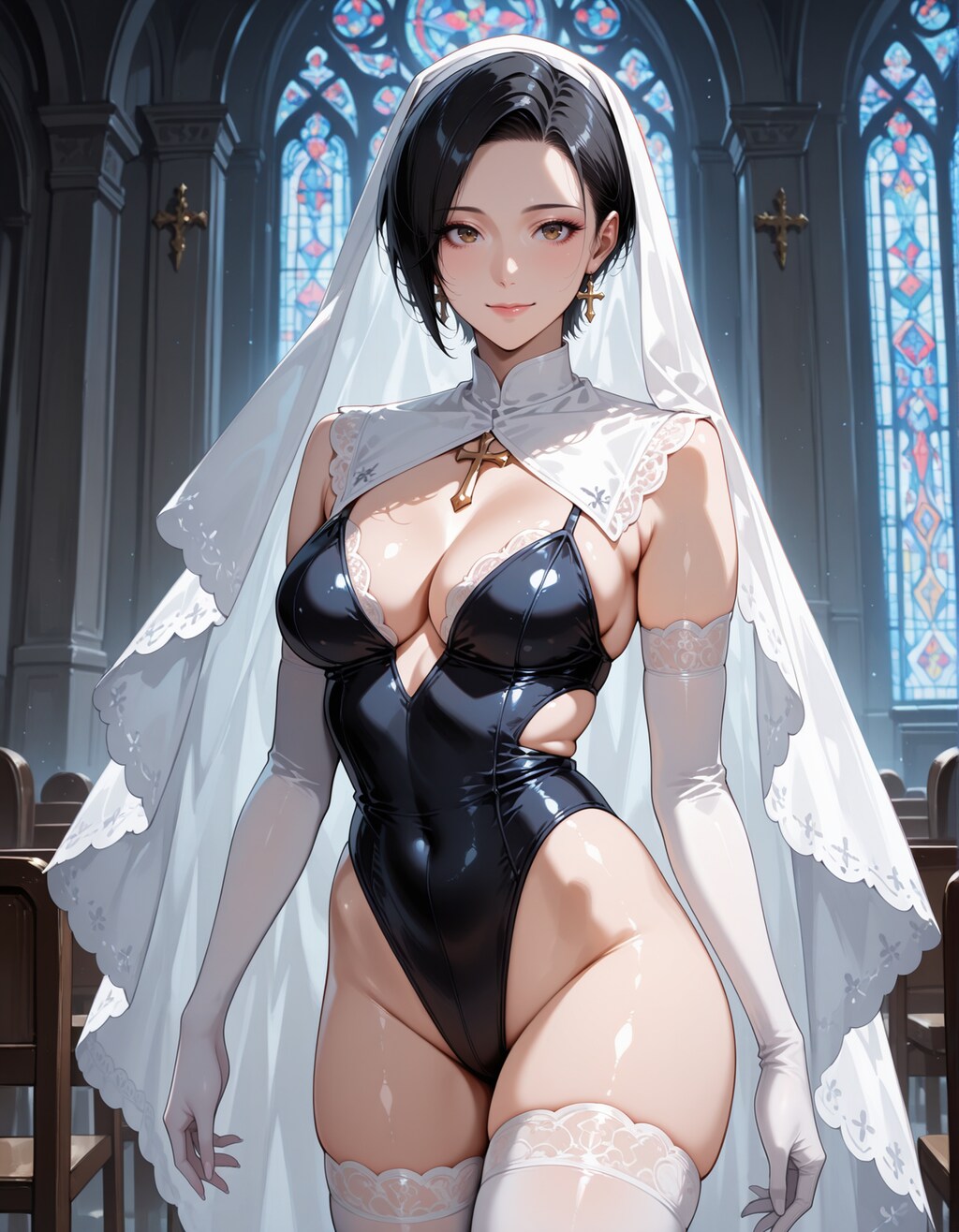 セクシーな衣装でお姉さんが挑発✨