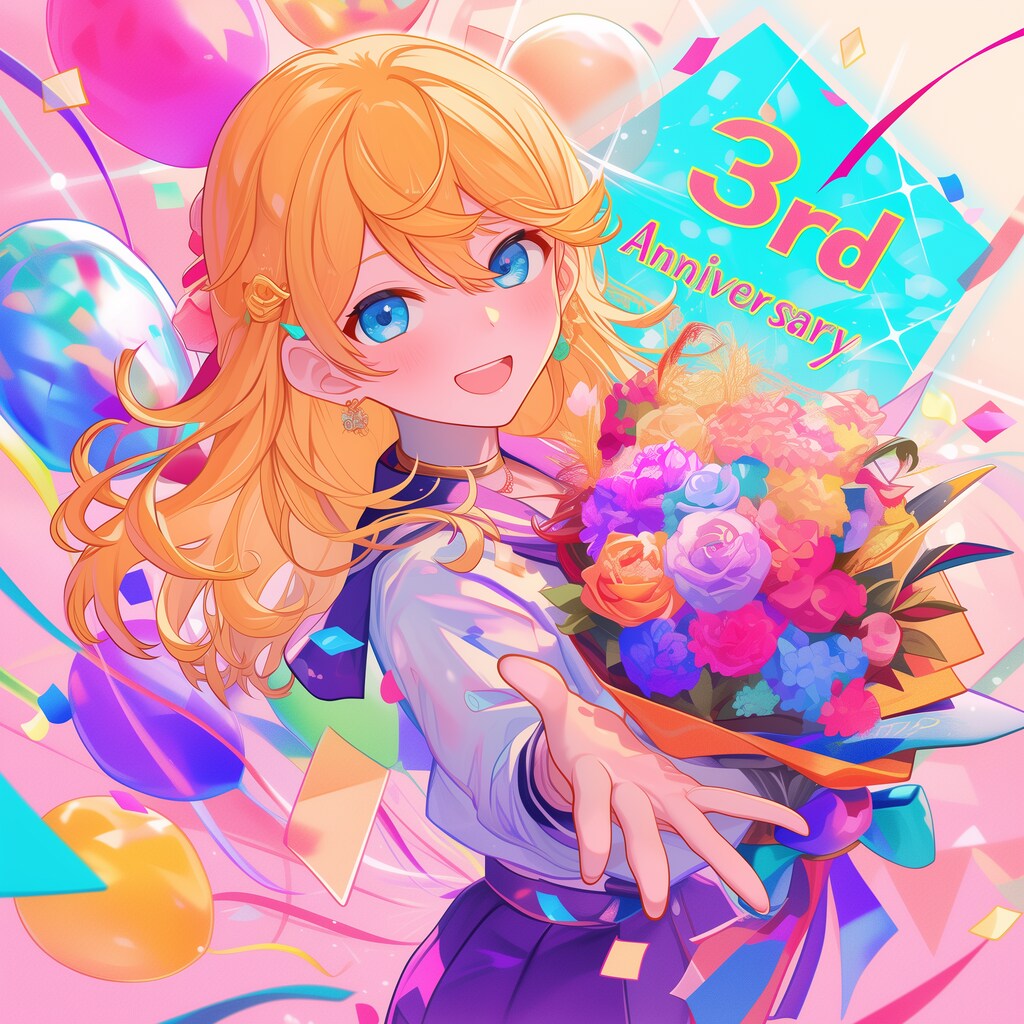 祝🎉　3周年‼️