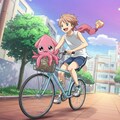 自転車に乗る かがれさん 2枚目