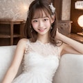 Girl in white dress 3枚目