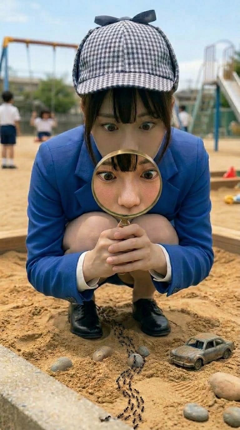 JKに転生したコナンくん(変な虫眼鏡!!)