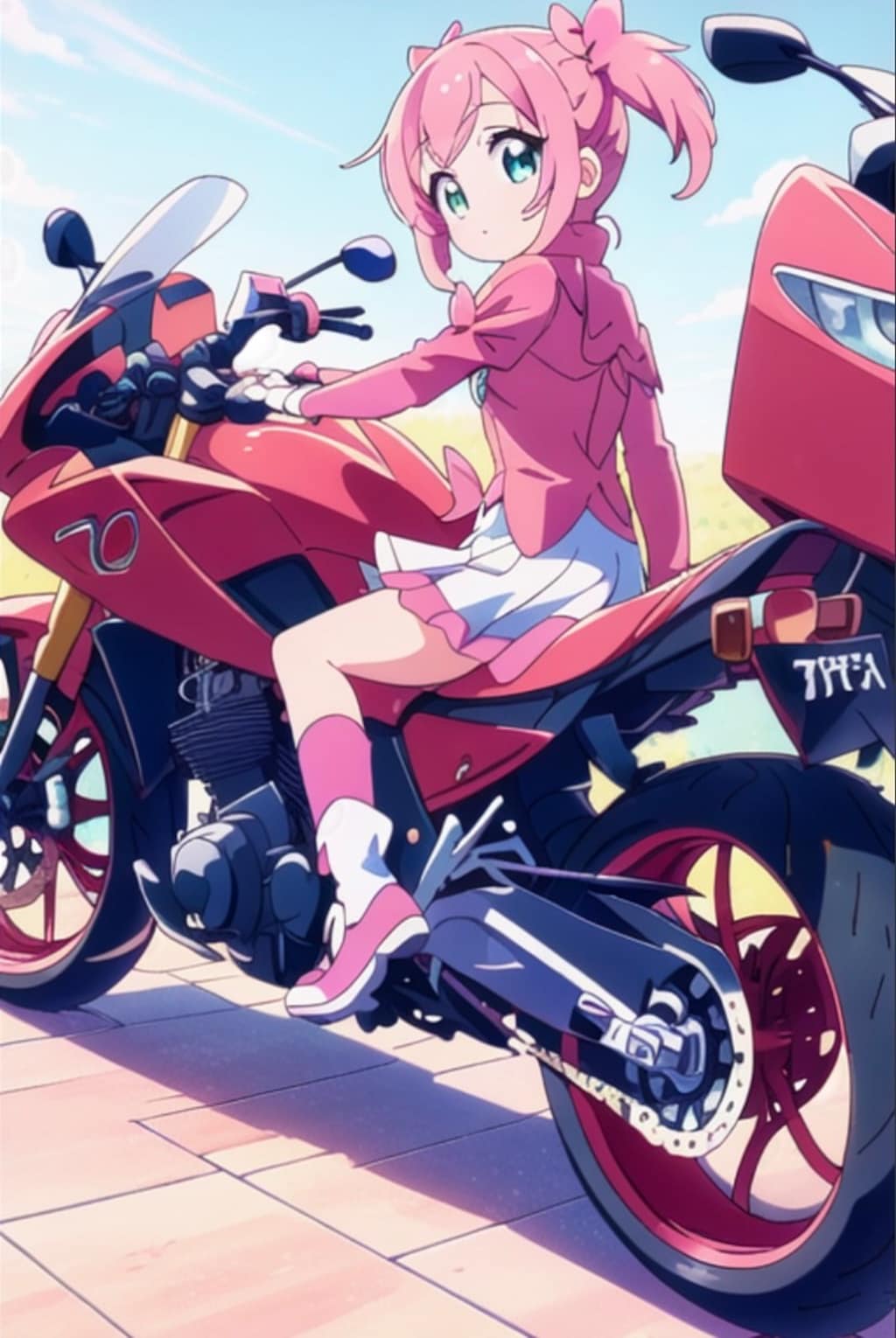 バイクでドライブ3