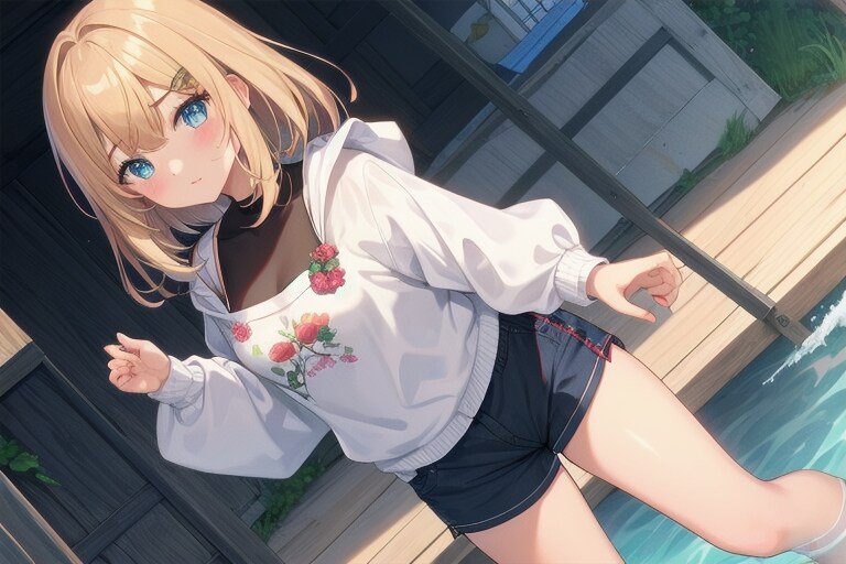 足湯にて